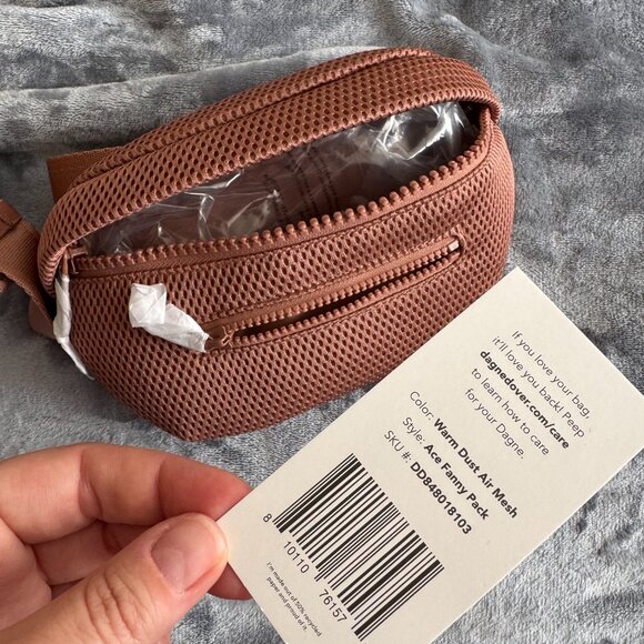 Dagne Dover Ace Fanny Pack | Warm Dust | Air Mesh | One Size | NEW - Picture 2 of 8